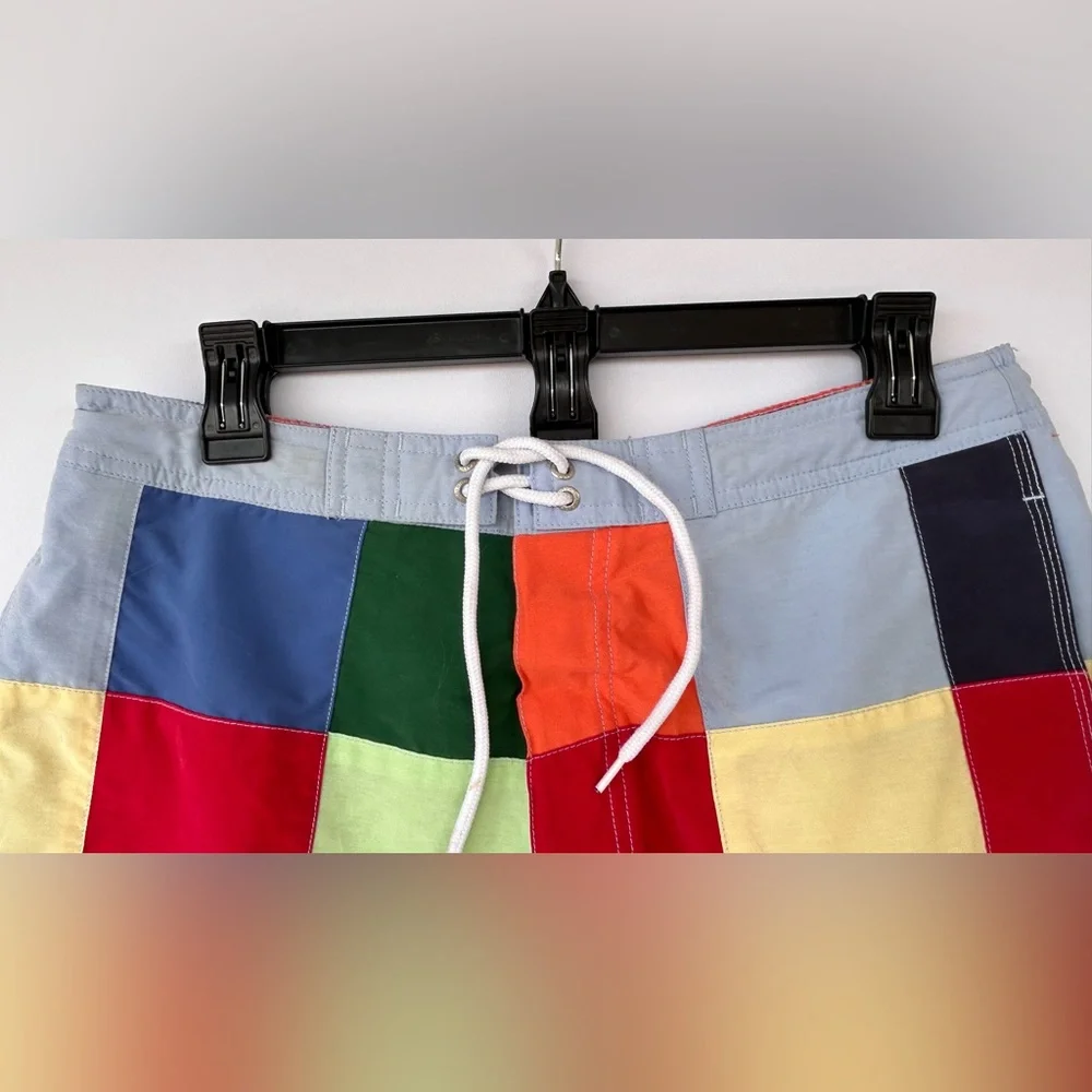 Cremeieux‎ Men’s Colorblock Patchwork Board Shorts Size Medium